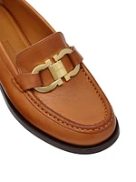 Maryan Gancini Leather Loafers