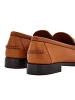 Maryan Gancini Leather Loafers