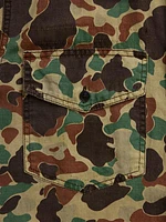 Camouflage Linen & Cotton-Blend Camp Shirt