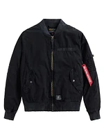 L-2B Rip And Repair Cotton Bomber Jacket