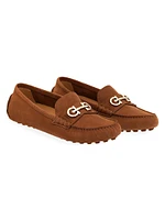 Nubuck Gancini Driving Loafers