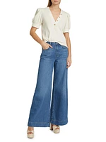 Coralie High-Rise Wide-Leg Jeans