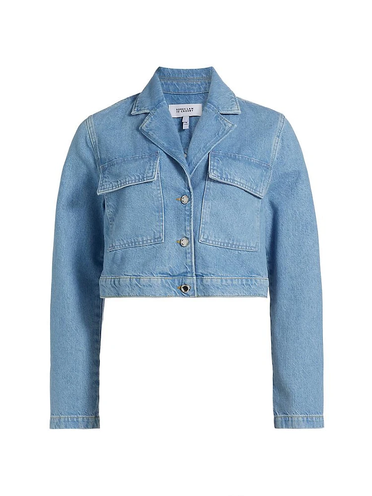 Sierra Denim Crop Jacket