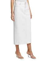 Logan Cotton Midi-Skirt