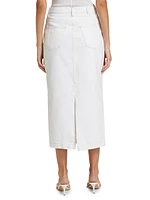 Logan Cotton Midi-Skirt