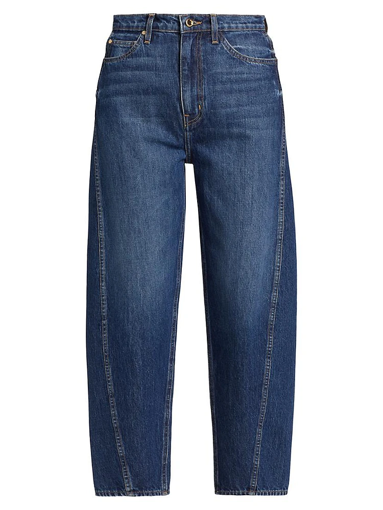 Maja High-Rise Barrel Jeans