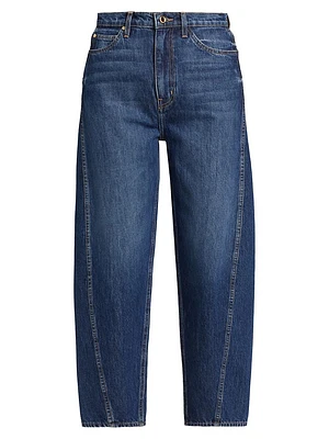 Maja High-Rise Barrel Jeans