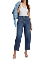 Maja High-Rise Barrel Jeans