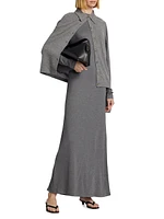 Long-Sleeve Jersey Maxi Dress