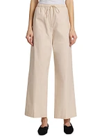 Cotton Drawstring Pants