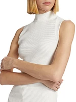 Asymmetric Rib-Knit Top