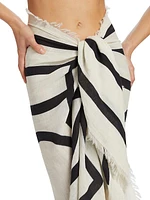 Monogram Beach Sarong