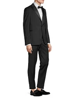 Stretch-Wool Peak-Lapel Tuxedo