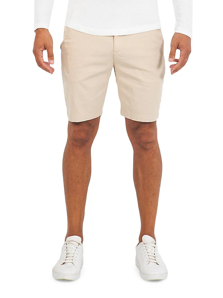 Cruise Linen-Blend Shorts