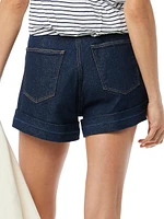 Avery High-Rise Denim Shorts