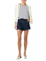 Avery High-Rise Denim Shorts