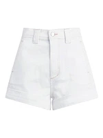 The Avery High-Rise Denim Shorts