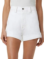 The Avery High-Rise Denim Shorts