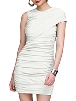 Sarina Draped Jersey Minidress