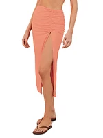 Bela Ruched Midi-Skirt