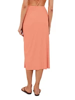 Bela Ruched Midi-Skirt