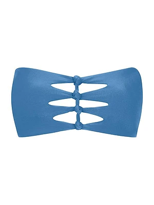 Megan Cut-Out Bandeau Bikini Top