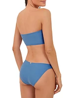 Megan Cut-Out Bandeau Bikini Top