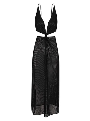 Thuly Mesh Knotted Cover-Up