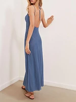 Mina Strappy Keyhole Midi-Dress