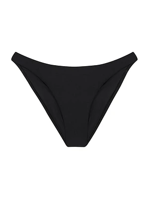 Solid Low-Rise Bikini Bottom