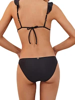 Solid Low-Rise Bikini Bottom