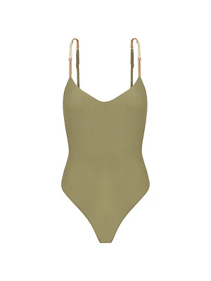 Brooke Beaded One-Piece Swimsuit