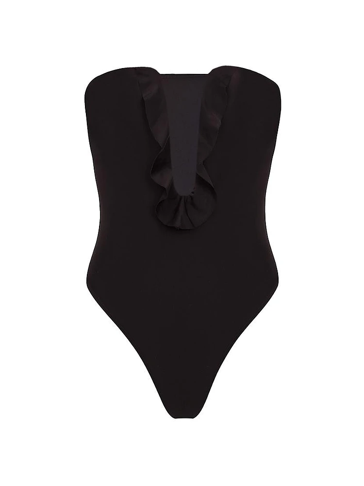 Chris Strapless Notch One-Piece Swimsuit