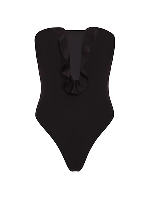 Chris Strapless Notch One-Piece Swimsuit