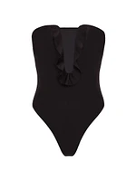 Chris Strapless Notch One-Piece Swimsuit