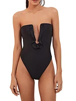 Chris Strapless Notch One-Piece Swimsuit