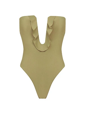 Chris Strapless Notch One-Piece Swimsuit