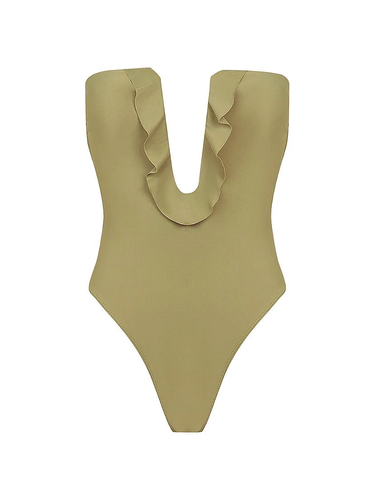 Chris Strapless Notch One-Piece Swimsuit