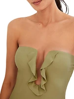 Chris Strapless Notch One-Piece Swimsuit