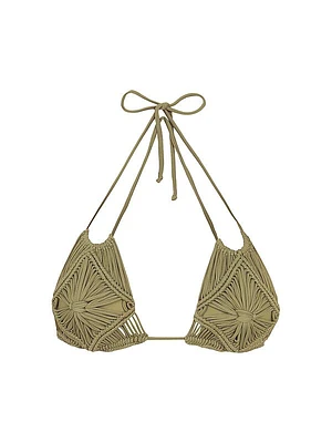 Alice Macramé Bikini Top