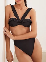 Chris Underwire Ruffled Bikini Top