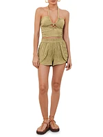 Jules Strappy Cut-Out Halter Swim Top