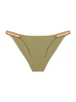 Brooke Strappy Beaded Bikini Bottoms