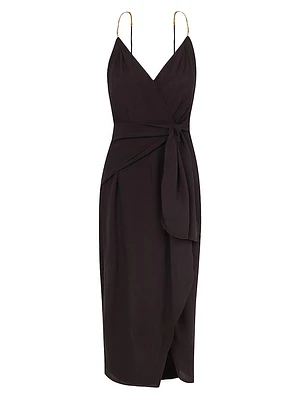 Carly Wrap Midi-Dress