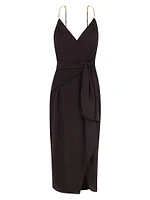 Carly Wrap Midi-Dress