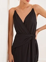 Carly Wrap Midi-Dress