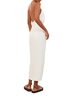 Kana Knotted Halter Midi-Dress