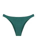 Solid Basic Shimmer Bikini Bottom