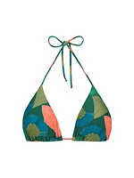 Waterlily Triangle Bikini Top