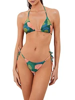 Waterlily Triangle Bikini Top